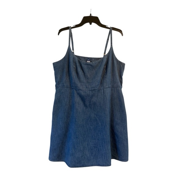 Fit & Flare Medium Wash dress - Size XL Petite - Picture 2 of 4